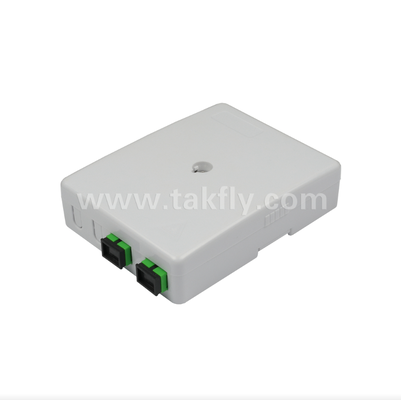 TKS-1806-02E 2-Port Wall Mount Box ️ Bảo vệ cơ khí & Quản lý sợi cho FTTH
