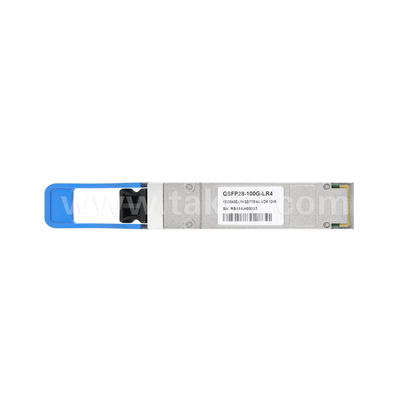 TKQS28-100G-LR4 100Gbps QSFP28 Optical Transceiver – 10km, 4 LAN-WDM Channels (1295.56-1309.14nm), EML Laser, PIN Receiver, 100GBASE-LR4 Compliant