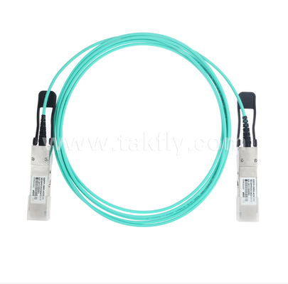 Cáp quang chủ động 100G QSFP28 (AOC) – 4×25G, Lên đến 104Gbps, 3-70m, Mảng VCSEL, Công suất thấp <3.5W, QSFP28 sang QSFP28