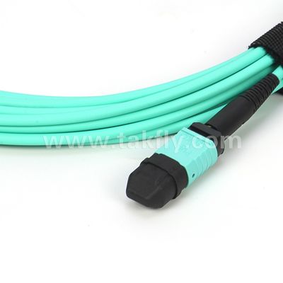Cáp quang sợi đa chế độ 12/24 lõi Mpo Mtp Om3 cho ứng dụng trung tâm dữ liệu