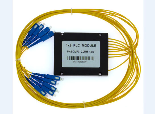 Bộ chia PLC sợi quang 2.0mm Bộ chia mô-đun PLC PLC Hộp bộ chia quang 1X8