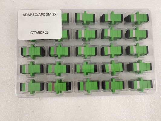 Bộ chuyển đổi sợi quang SC APC Simplex Green cho hộp đầu cuối