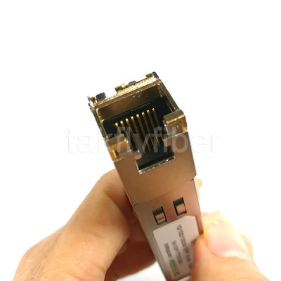 Mô-đun thu phát Ethernet 10GBASE-T 10/100 / 1000M SFP đồng RJ45 CAT5E CAT6 100m Gigabit 10GBASE-T