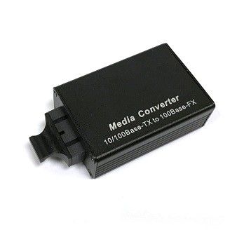 Kích thước nhỏ 10 / 100M Bộ chuyển đổi phương tiện truyền thông cáp quang Simpex Singlemode trong Ethernet