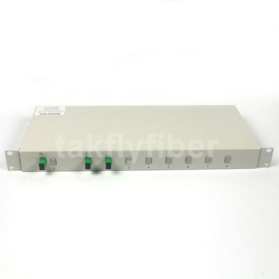 GPON 2x32 Rack Mount PLC Splitter Chế độ đơn G657A SCAPC cho FTTX CATV