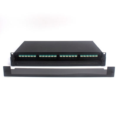 1U 96 sợi MPO MTP Cassette Mô-đun Bảng điều khiển sợi quang