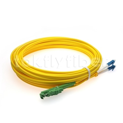APC To LC PC Duplex Patch Cable 3.0mm SM G652D 1310nm cho mạng viễn thông