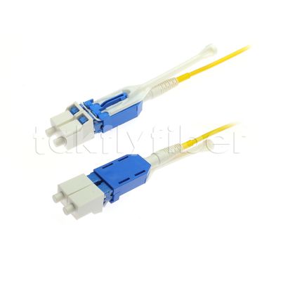 Uniboot Duplex Fiber Optic Patchcord đường kính 2.0mm với G657A1 Fiber và LSZH Jacket LC PC Connector