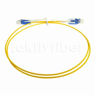 Uniboot Duplex Fiber Optic Patchcord đường kính 2.0mm với G657A1 Fiber và LSZH Jacket LC PC Connector