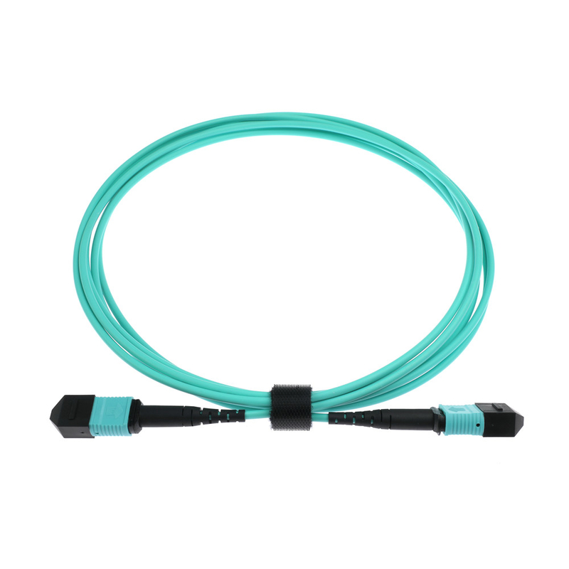 PVC/LSZH Multi Mode MPO MTP Cáp quang sợi 20m Độ dài với nhiệt độ hoạt động từ -20.C đến 70.C