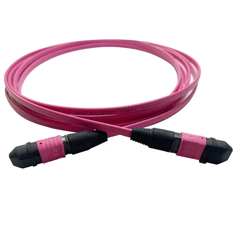 MPO MTP Zirconia Ceramic Connector 3.0mm Cáp đường kính -40.C đến 85.C PVC/LSZH Jacket 20m Độ dài