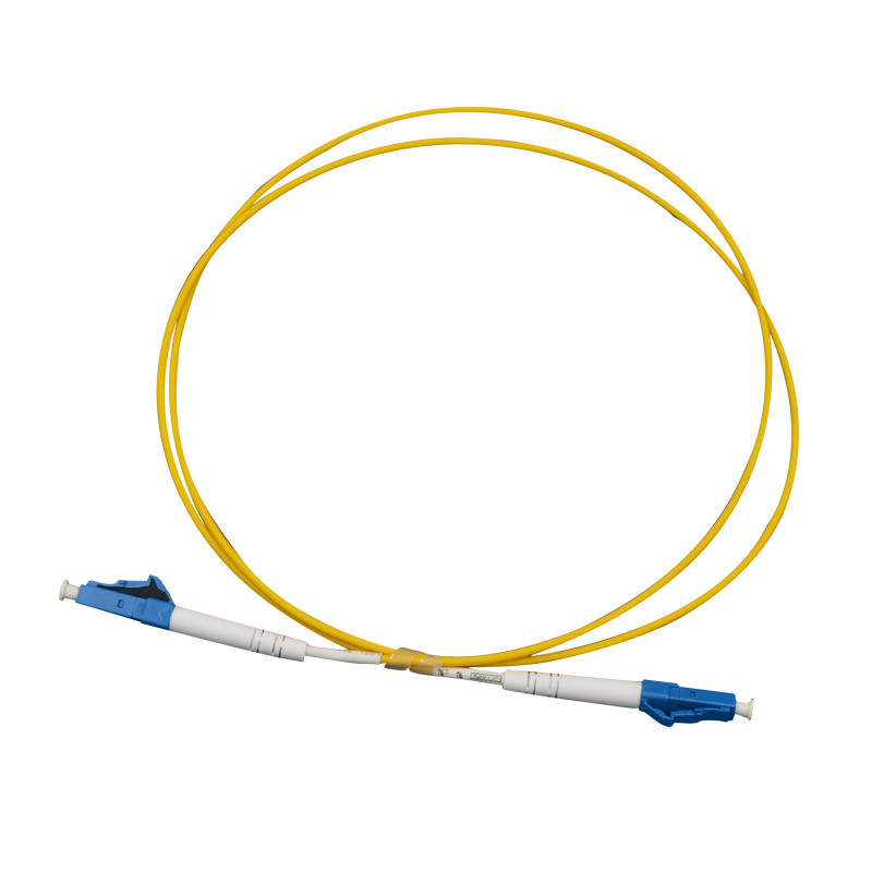 Dây dán sợi quang màu xanh / Beige Loại đánh bóng ≤0.3dB Mất tích cắm Chiều kính sợi 9/125um