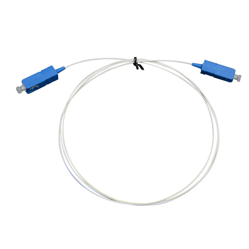 Cáp quang sợi tùy chỉnh màu trắng PVC áo khoác màu xanh / kết nối Aqua cho kết nối mạng ổn định