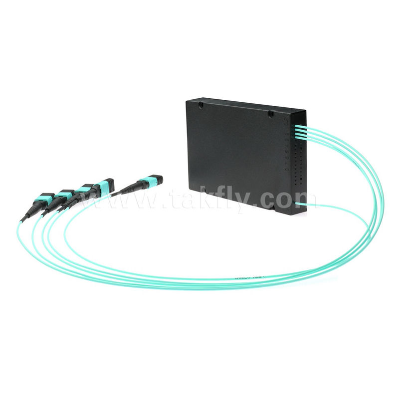 MPO/MTP Fanout Cable PLC Splitter 1x4 SM/MM Sợi quang cho trung tâm dữ liệu FTTX