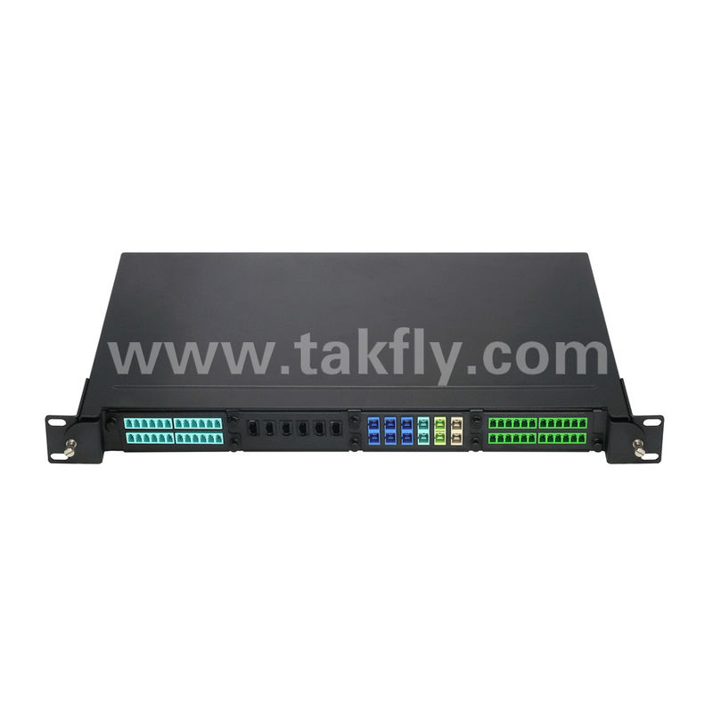 Quản lý bảng vá MPO / MTP Cassette Hợp kim nhôm Loại sợi quang có thể trượt cho cáp FTTX của trung tâm dữ liệu