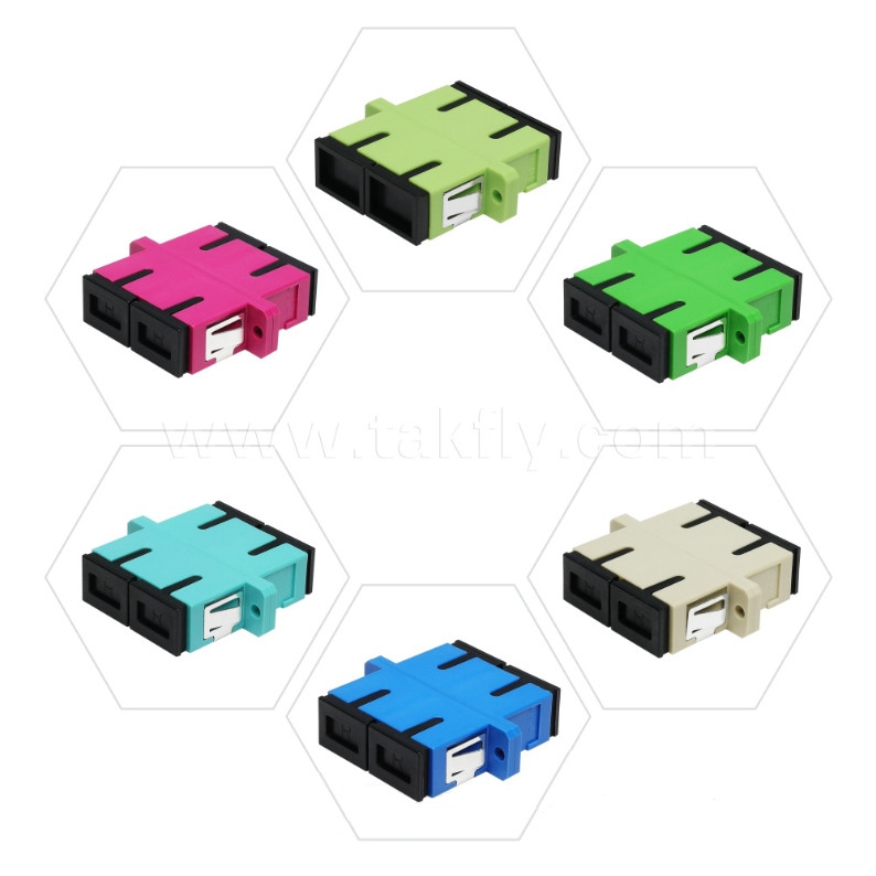 Bộ kết nối cáp điều chỉnh Fiber Optic Adapter SC APC/UPC Simplex/Duplex cho Trung tâm dữ liệu FTTH Multicore