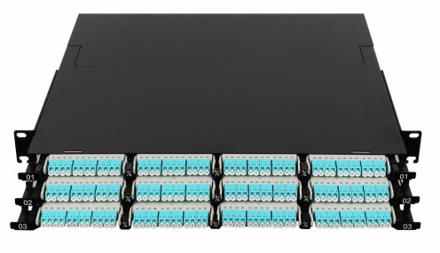 144 lõi mật độ siêu cao MPO Patch Panel Height 1U cho trung tâm dữ liệu