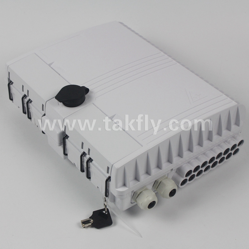 16 cổng FTTx hộp kết thúc cáp sợi FTKS-1805-16E trọng lượng nhẹ Áp suất khí quyển 70Kpa-106Kpa