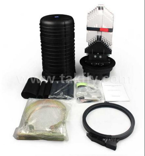 288 lõi nhiệt thu hẹp niêm phong hình mái vòm loại sợi quang kết nối đóng cửa FOSC với 1000 lần chèn và kéo ra cuộc sống