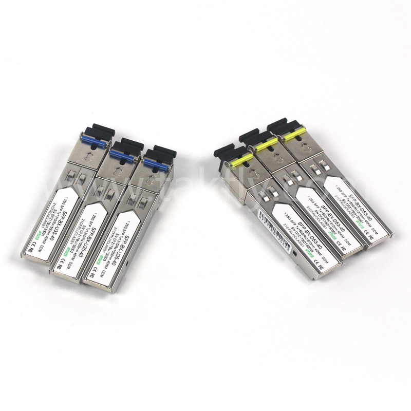 1.25G SFP BIDI Optical Transceiver Module Tx1310/Rx1550nm 40KM SMF DDM LC CISCO JUNIPER HUAWEI tương thích