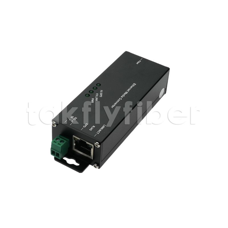 Bộ chuyển đổi truyền thông công nghiệp mini 10/100/1000M với cổng sợi SFP và khoảng cách truyền 120km