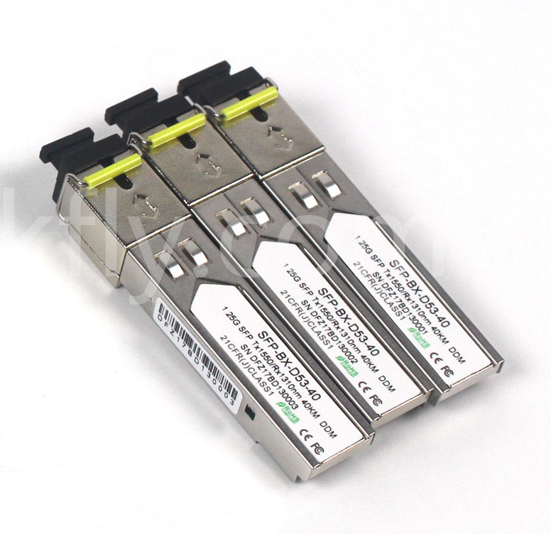 1.25G SFP BIDI Transceiver Tx1310/Rx1550nm 40KM SMF DDM LC SFP OPTICAL TRANCEIVER MODULE