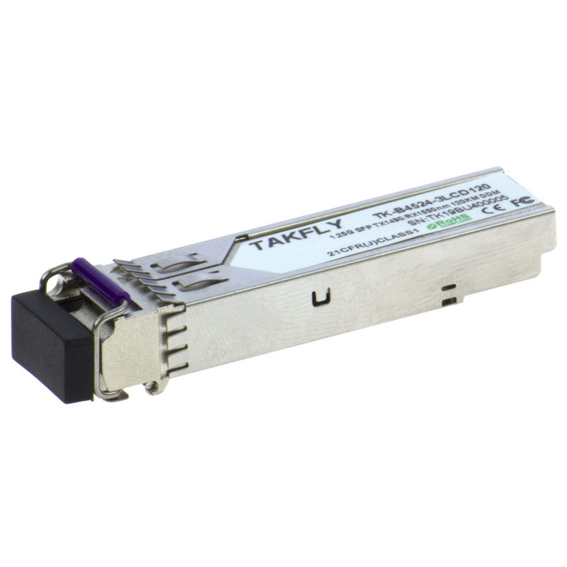 1.25G SFP BIDI Transceiver Tx1490/Rx1550nm 120KM SMF DDM LC CISCO JUNIPER HUAWEI tương thích