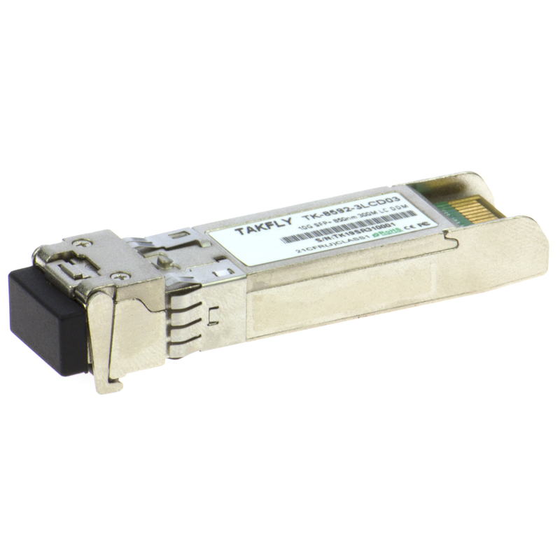 10GBASE-SR 10G SFP + Optical Transceiver Module 850nm 300m DDM Duplex LC/UPC MMF Cisco Juniper Huawei tương thích