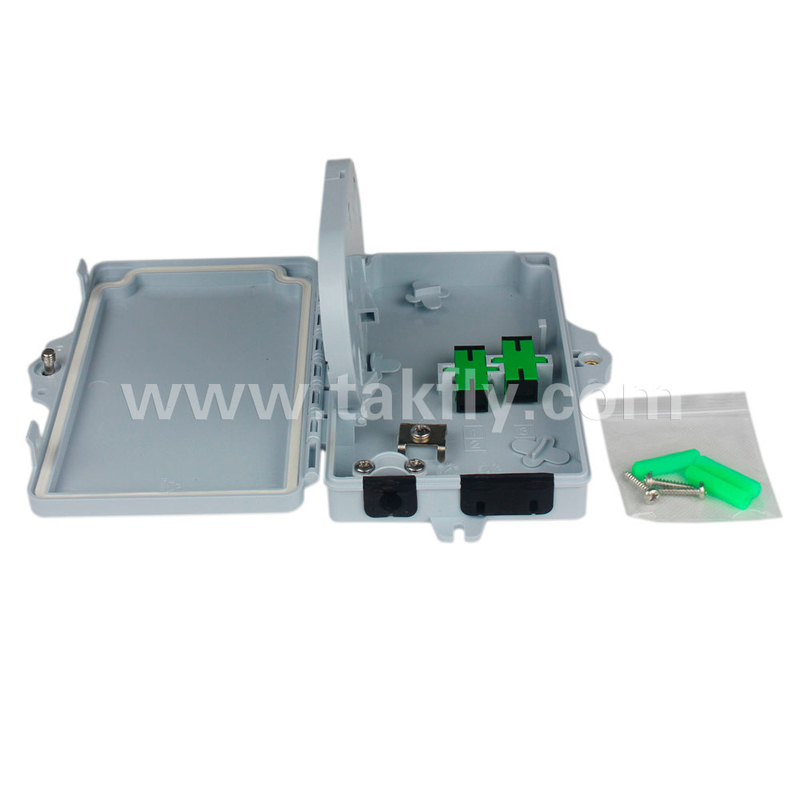 Hộp kết thúc đường dây FTTH Fiber Optic 100 * 80 * 25 cho kết nối nhanh