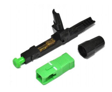 Fast Connect Fiber Connectors For Drop Cable / Cable trong nhà với khóa giữ độ tin cậy sợi