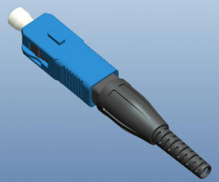SC UPC/APC loại Fast Fiber Optic Connector Công nghệ nhúng cơ khí với đường kính sợi 125μm 652 657