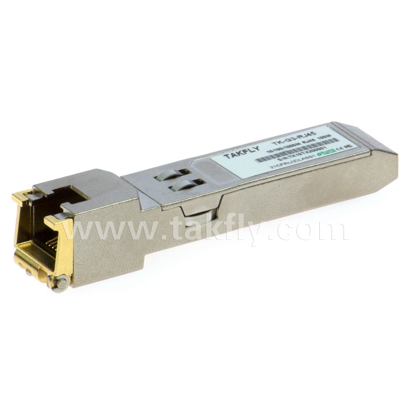 10/100BASE-T đồng SFP Transceiver hỗ trợ SFP-Based Switch100Base-FX cổng với loại đánh bóng APC