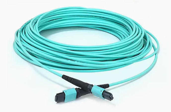 8/12/24core 2m-50m Độ dày đặc cao PVC/LSZH UL Chứng nhận nữ/ nam MPO-MPO Sm Om3 Om4 Om5 Trunk Cable Patch Cord Fiber Optic Jumper