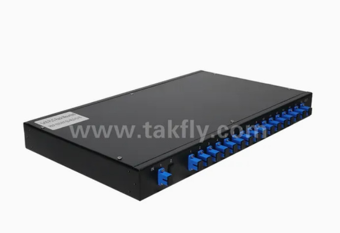 Gpon Epon 32 Port Rack Mount Fiber Optical Splitter Sc / APC Connector Độ tin cậy và ổn định cao