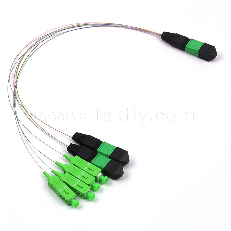 Đầu nối quang MPO MTP suy hao thấp Tiêu chuẩn ≤0.35/0.7 Điển hình/Tối đa Khả năng hoán đổi ≤ 0.2dB Chiều dài, v.v.