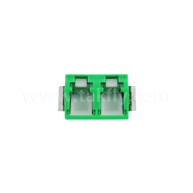 LC Duplex Fiber Optic Adapter Đơn chế độ APC UPC Không có sườn