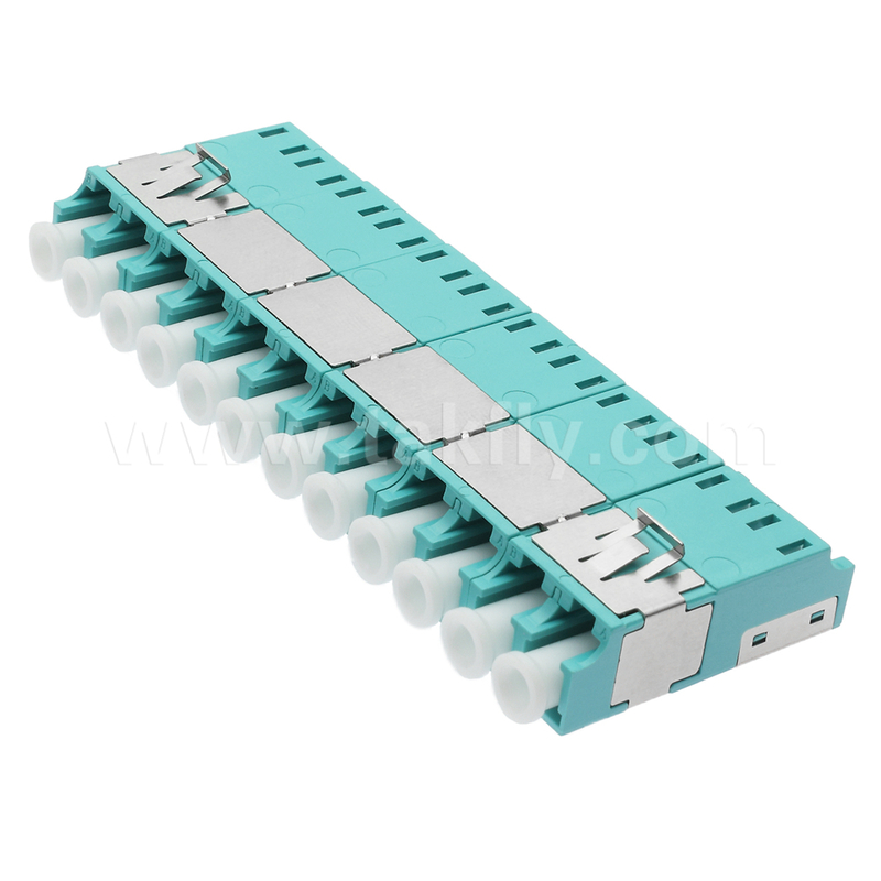 High Density LC Fiber Optic Adapter 6/8/12 Ways APC UPC đơn / đa chế độ