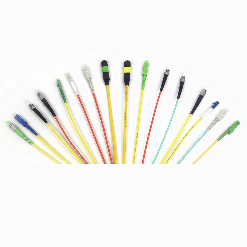 SC/LC/ST/FC dây cáp dán sợi quang 100N Độ bền kéo PVC/LSZH