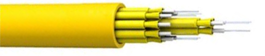 Cáp quang đột phá 4-48 lõi trong nhà FTTH 2000M LSZH / PVC / PU cho giải pháp viễn thông