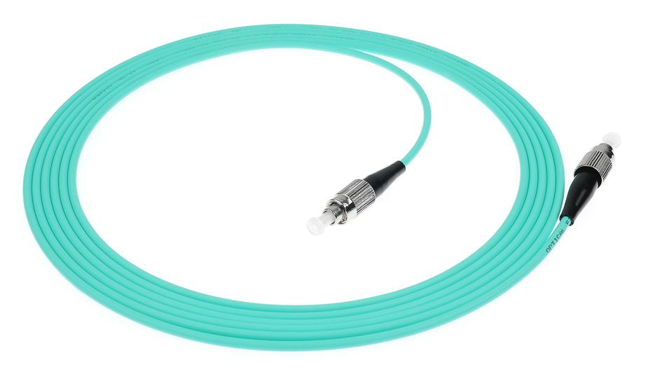 FC-FC Simplex Fiber Optic Patch Cord LSZH / PVC SM / MM UPC / APC