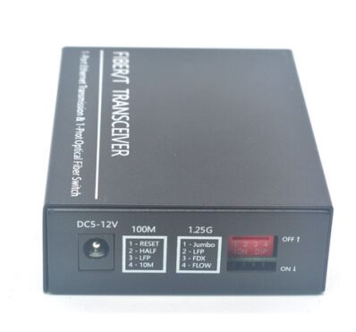 Bộ chuyển đổi quang cáp quang SC Simplex/Duplex 10/100/1000Base-TX sang 1000Base-FX với LFP