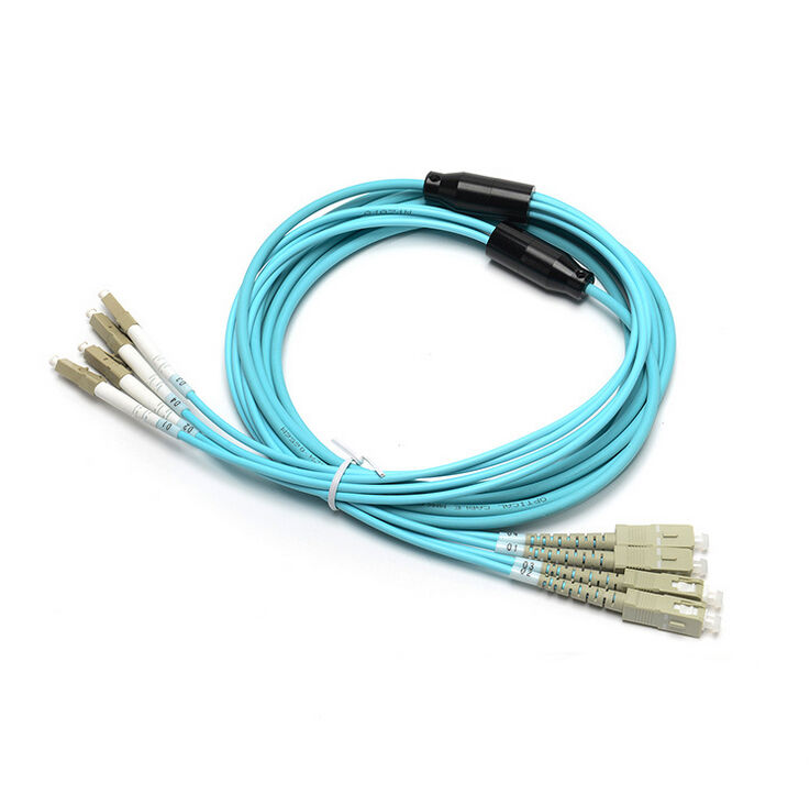 SC-LC 12F Fiber Optic Patchcord với Loss Insertion thấp Loss phản xạ cao và chiều dài tùy chỉnh