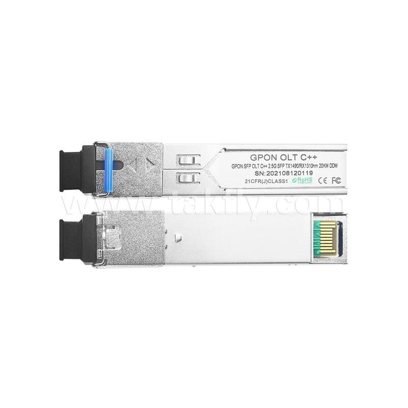Module thu phát quang SFP GPON OLT Class C++ cho Trung tâm dữ liệu FTTH FTTX