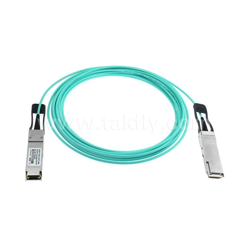 AOC Cáp quang hoạt động Sợi 40G QSFP + đến 40G QSFP + cho Trung tâm dữ liệu FTTH FTTX