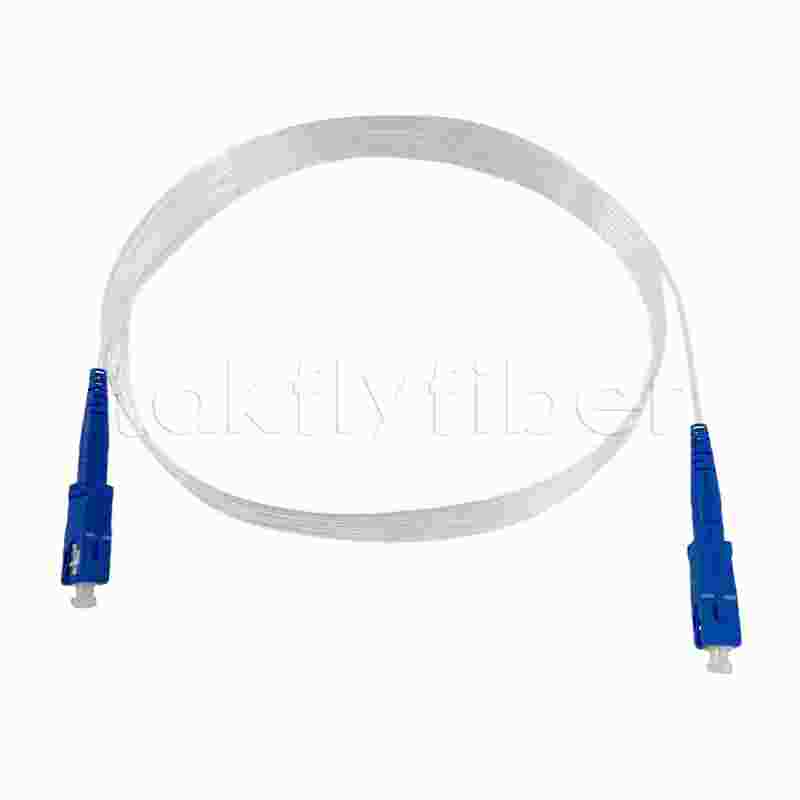 CPR Eca Certified SC SM G657A 2.0 * 3.0mm Dây nối sợi quang vô hình cho FTTH và FTTR
