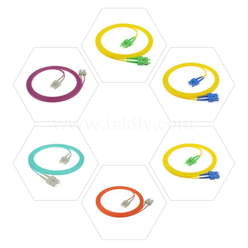 Fiber Optic Patchcord LC/Sc/FC/St Singlemode/Multimode Upc/APC Simplex/Duplex Jumper cho FTTH Data Center Telecom