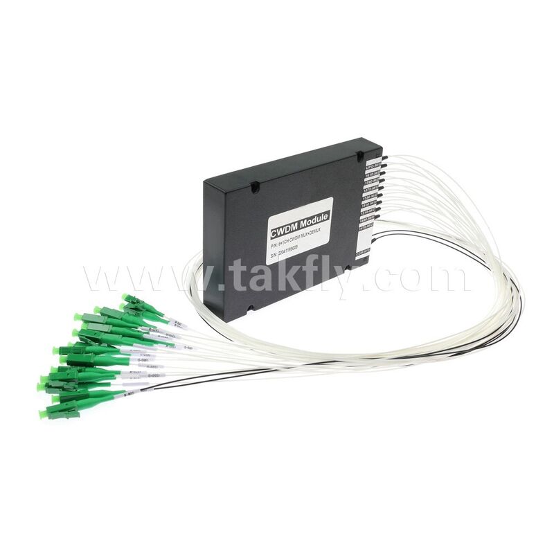 Mô-đun sợi quang CWDM 8 + 1 kênh MUX & DEMUX ABS cho trung tâm dữ liệu FTTX