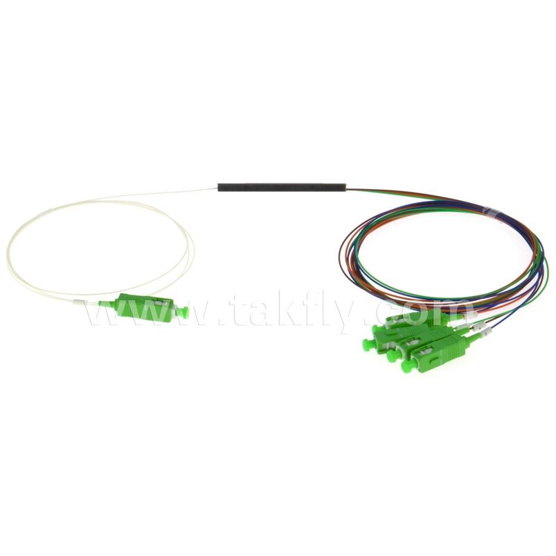PLC Splitter ổ cắm màu 0.9mm ống thép mini SC APC/UPC Sợi quang cho trung tâm dữ liệu Telecom FTTX
