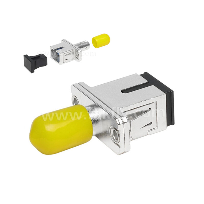 Bộ kết nối sợi quang ST-SC Simplex Metal Hybrid Adapter nữ/nữ cho trung tâm dữ liệu Telecom FTTX