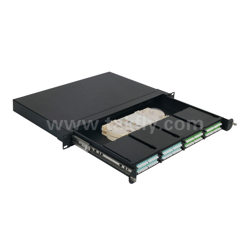 Bảng vá sợi quang MPO/MTP mật độ cao gắn trên rack 1U-19 inch cho ứng dụng Trung tâm dữ liệu